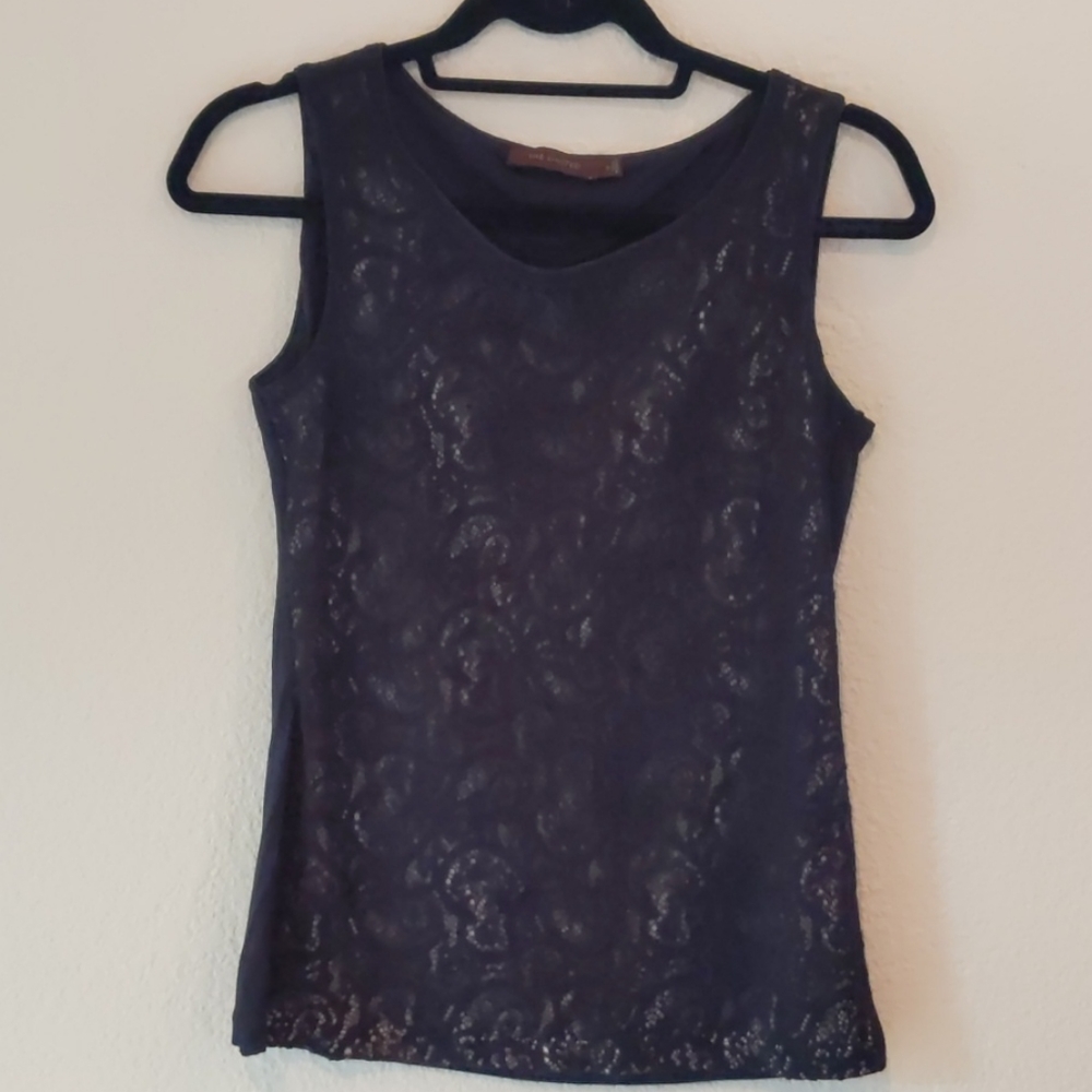 The Limited black lace top. Small.